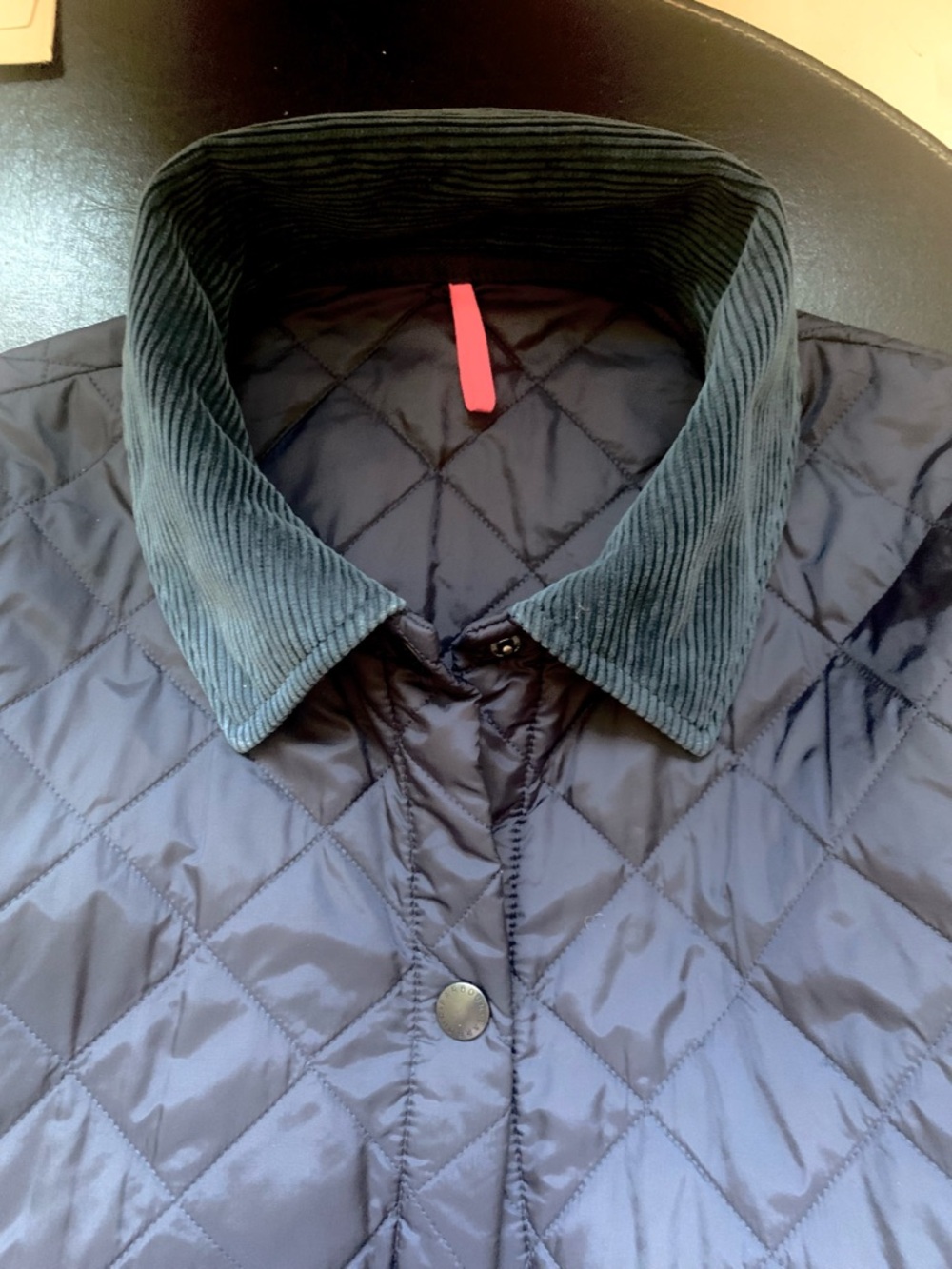 BARBOUR MENS LIDDESDALE QUILTED FIELD JACKET COAT NAVY SIZE / X Large